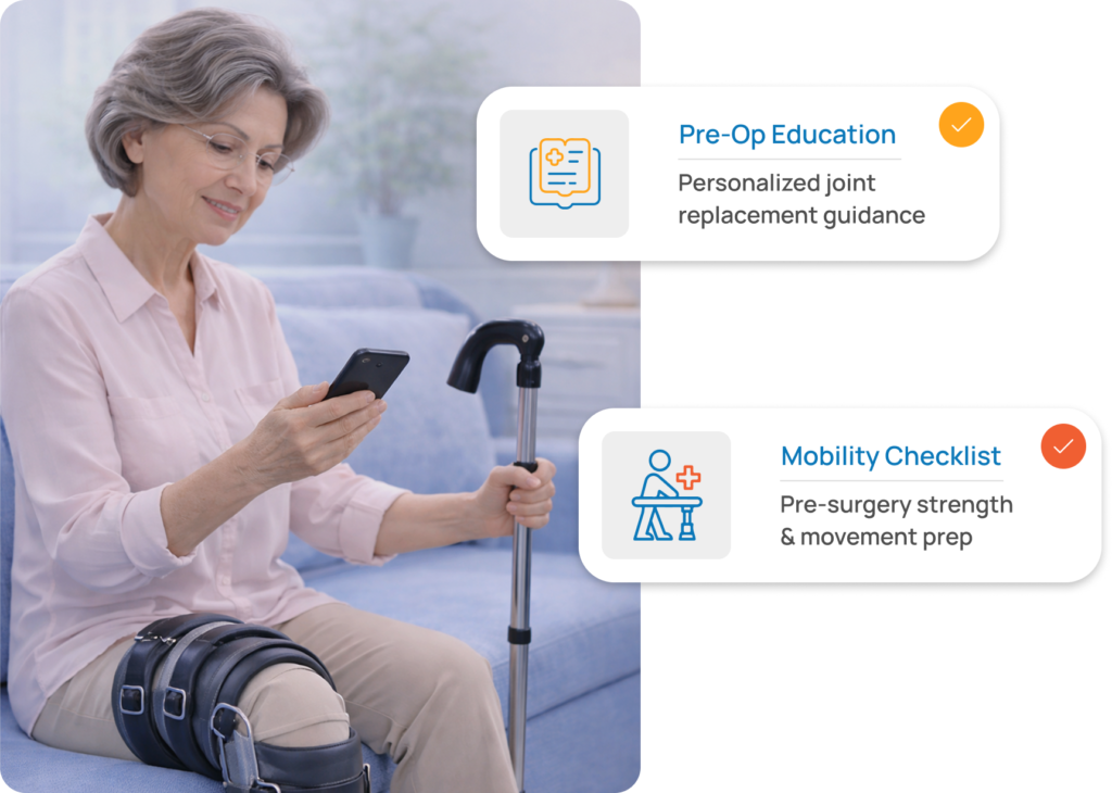 sarah after surgery6 healthcare platform