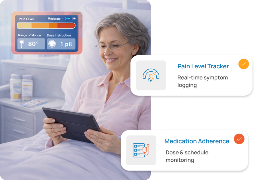 sarah before surgery6 healthcare platform